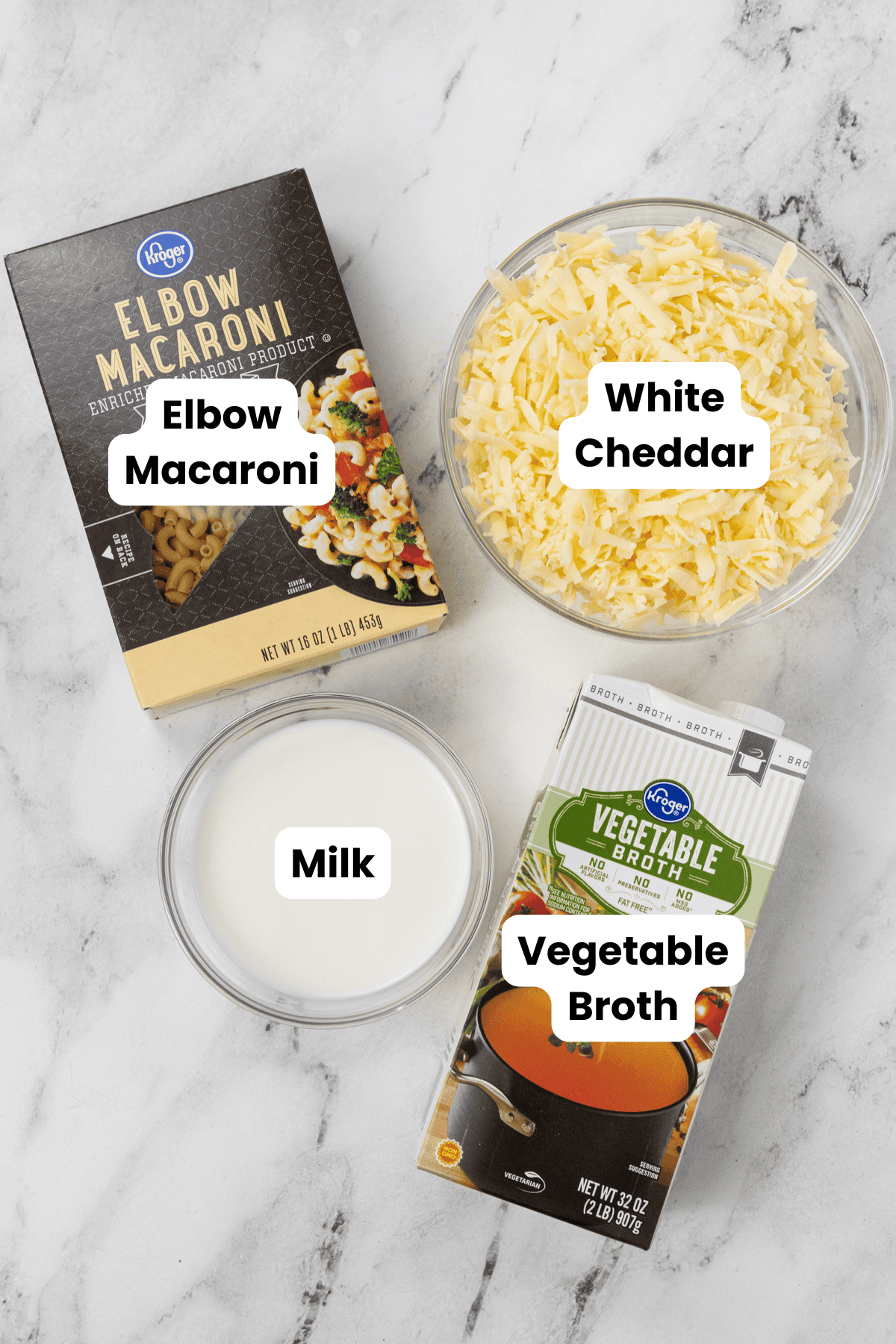 White Cheddar Mac And Cheese Ingredients