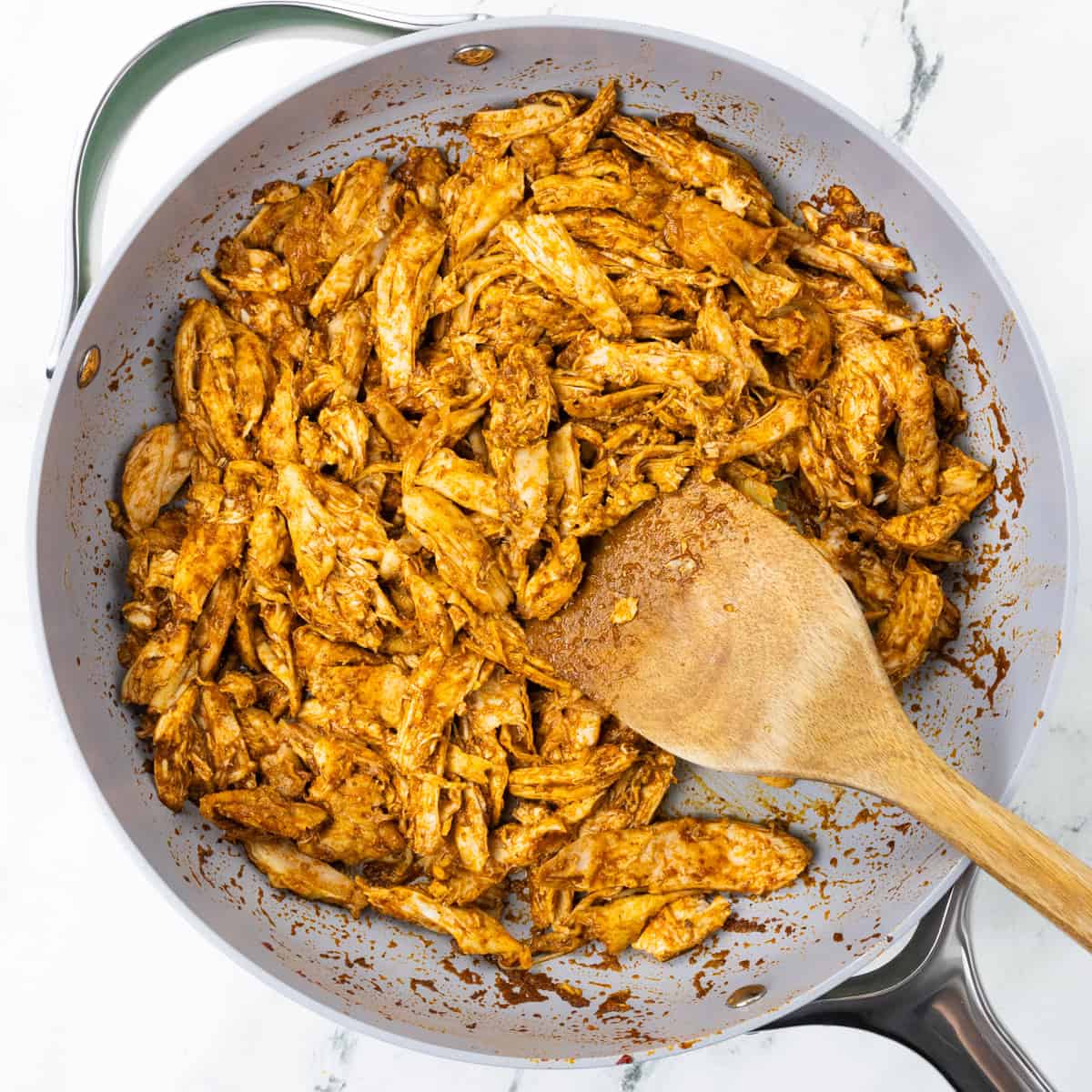 Rotisserie Chicken Tacos cooking