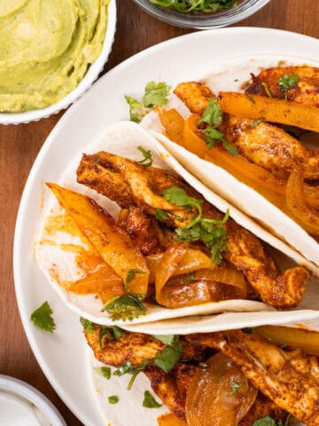 Sheet Pan Chicken Fajitas done