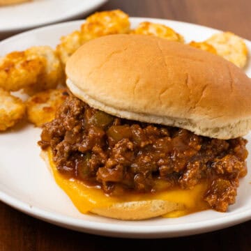 Sloppy Joes on plate