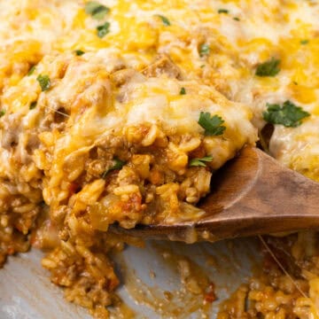 Cheesy Taco Rice Done