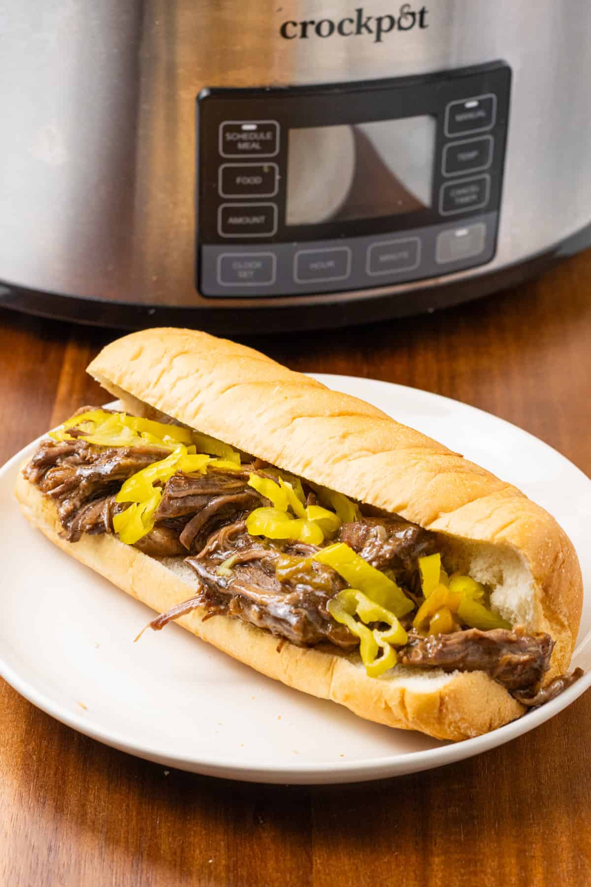 Crockpot Mississippi Pot Roast done