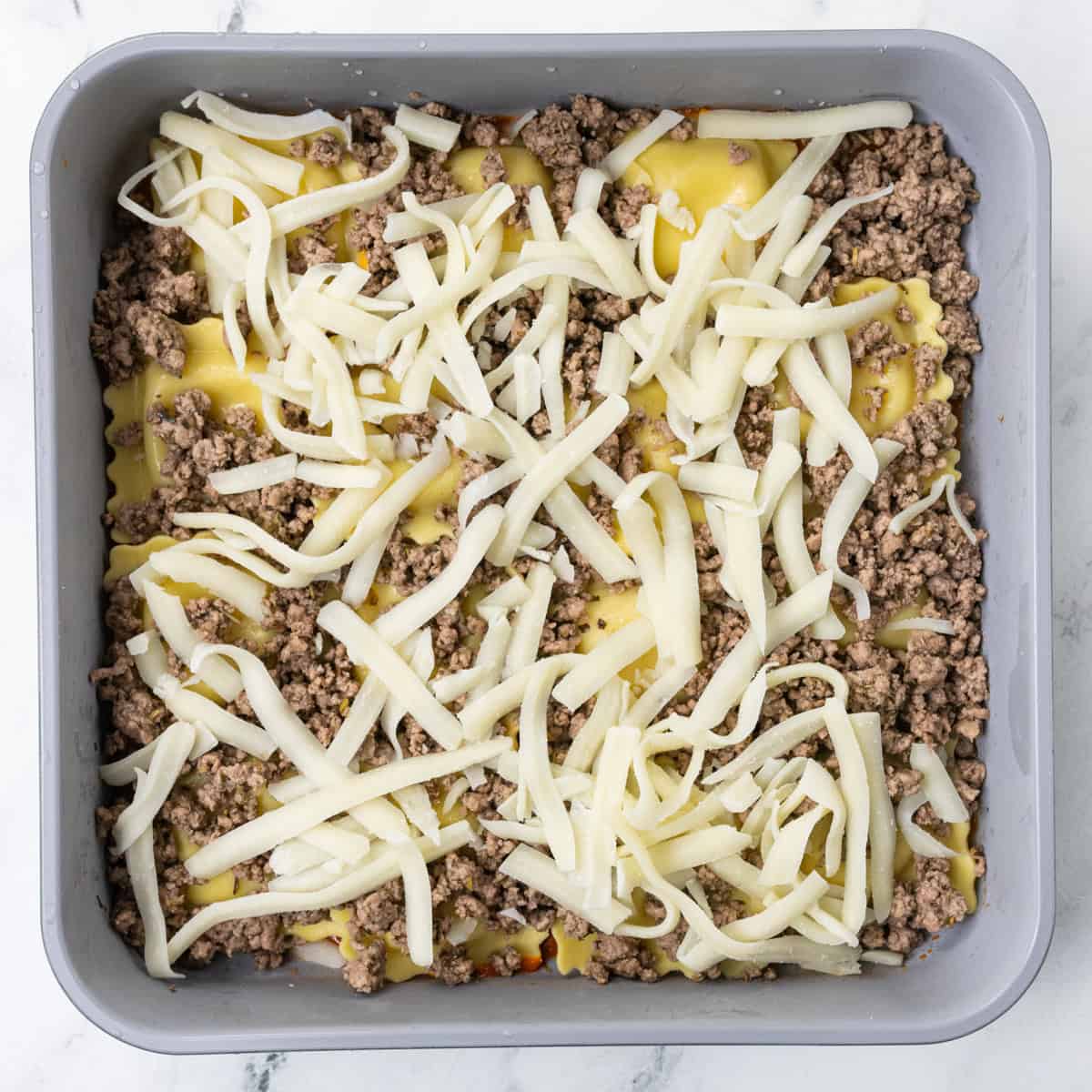 Lazy Ravioli Lasagna Beef