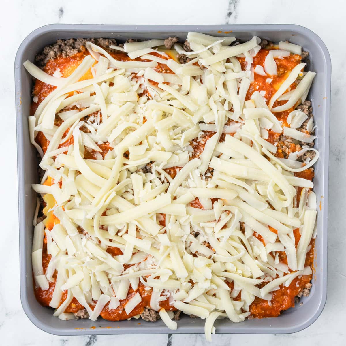 Lazy Ravioli Lasagna Cheese