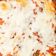 Lazy Ravioli Lasagna Close up