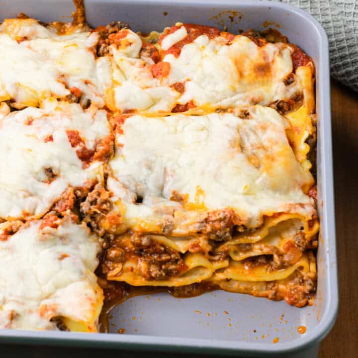 Lazy Ravioli Lasagna Finished