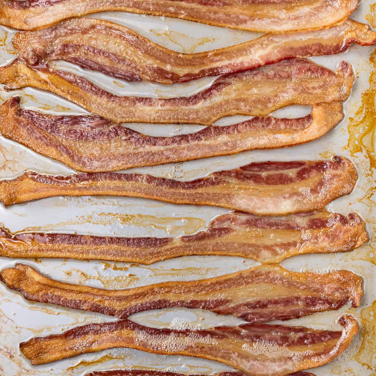 Bacon cooking