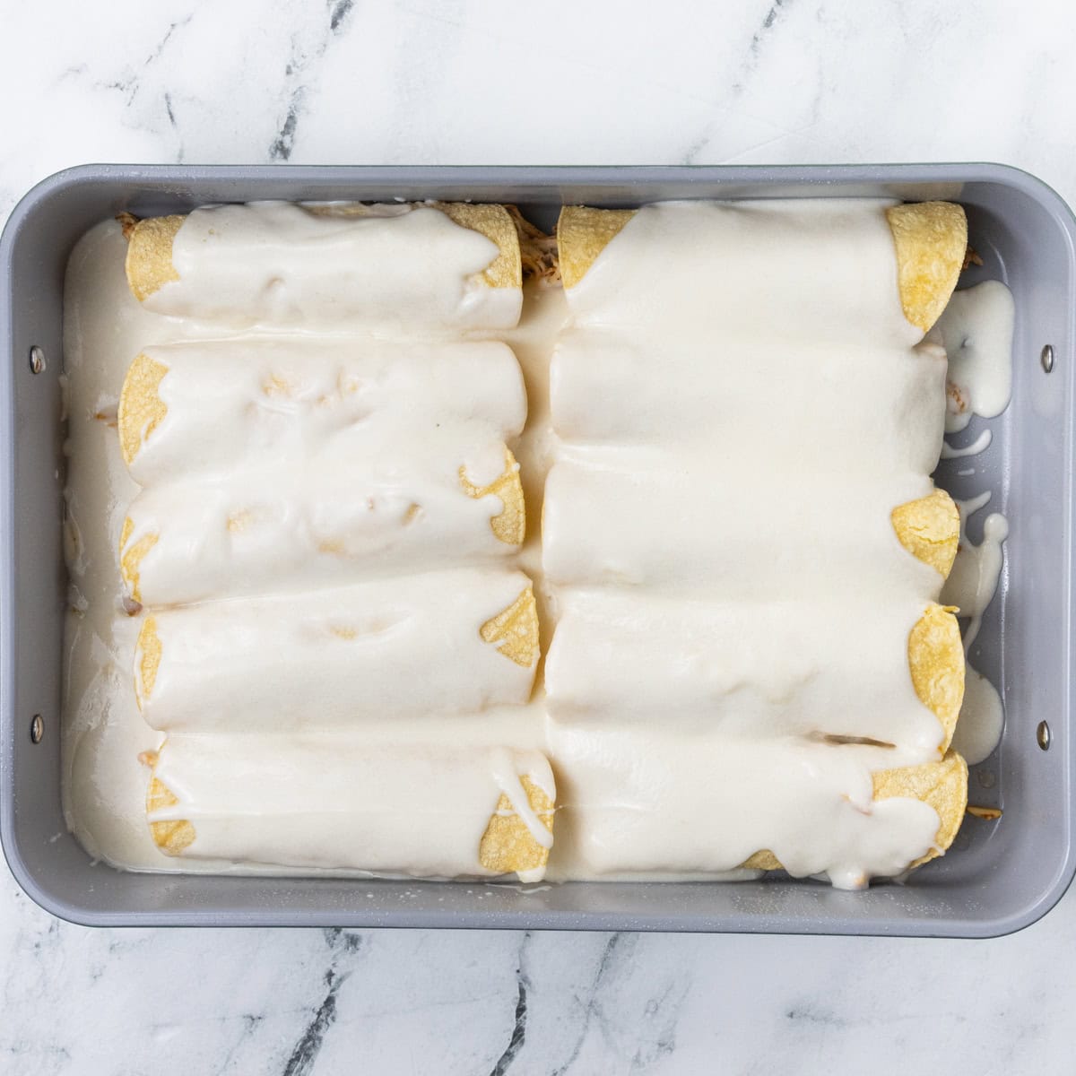 Sour Cream Chicken Enchiladas Sauce Tortillas