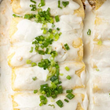 Sour Cream Chicken Enchiladas Finished