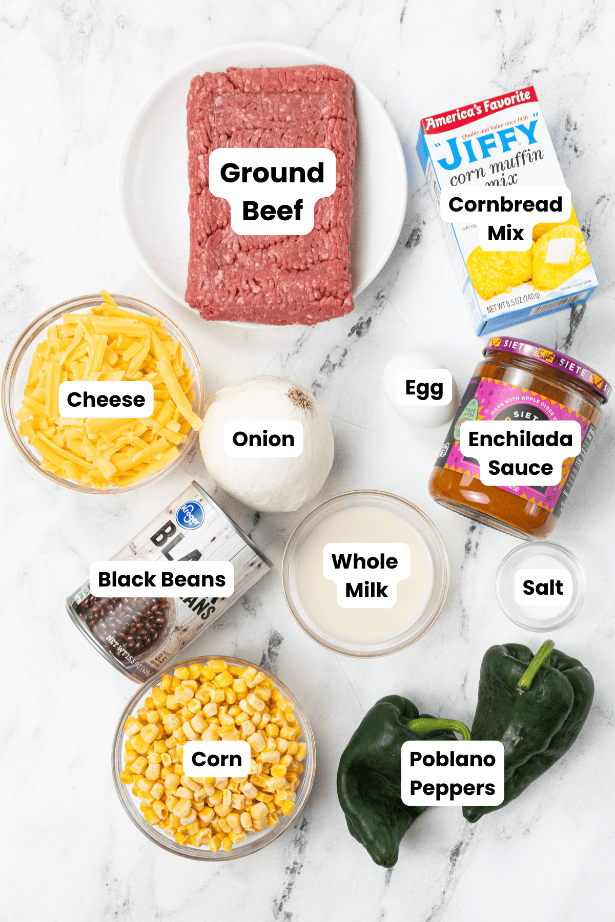 Tamale Pie With Jiffy Cornbread Ingredients