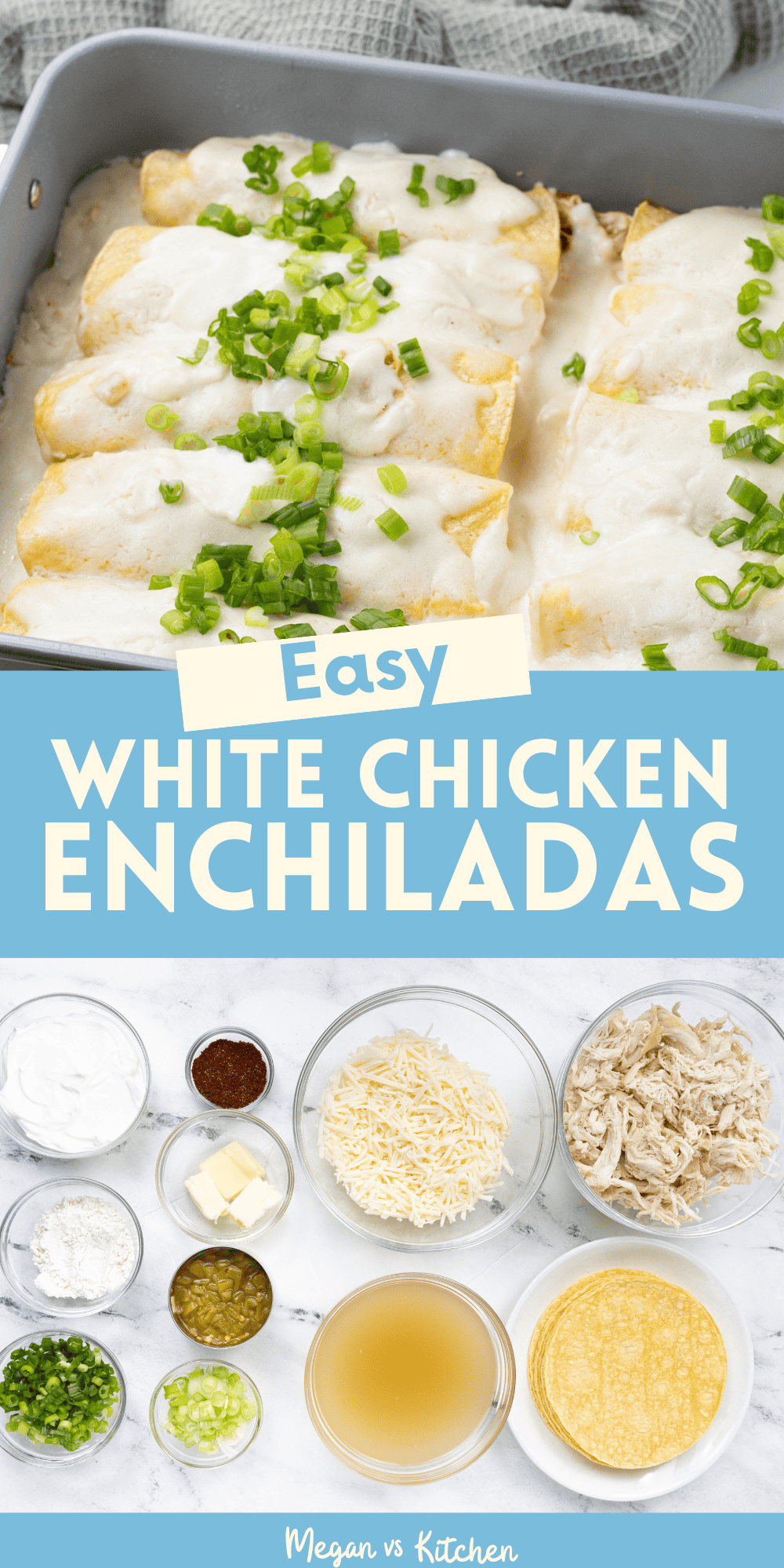 Sour Cream Chicken Enchiladas Pin 3