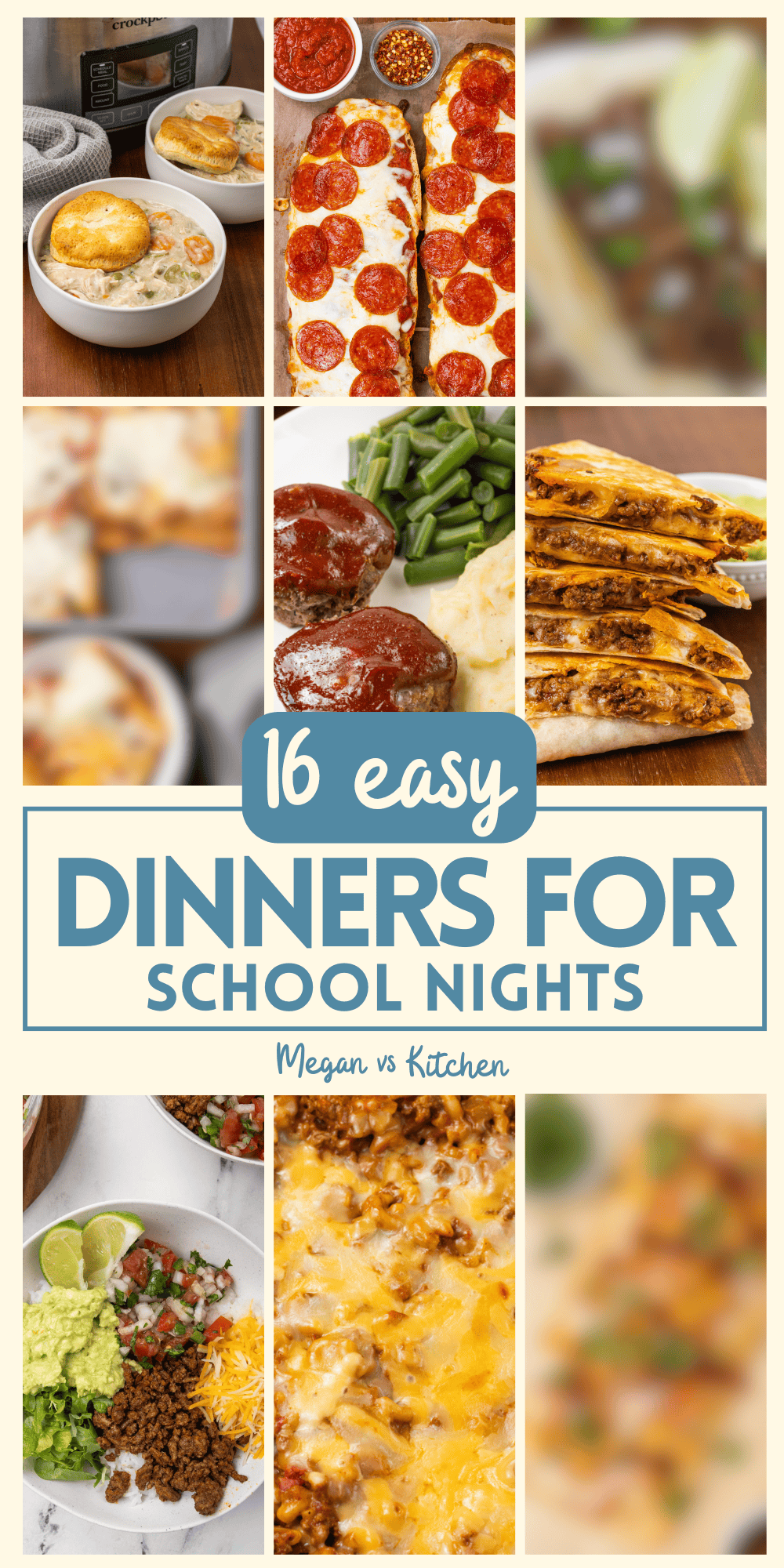 16 School Night Dinners Without Stress