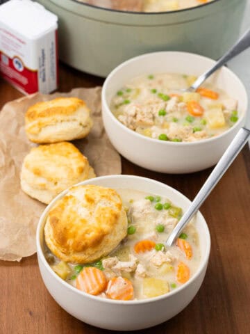 Chicken Pot Pie Soup Finished