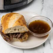 Crock Pot French Dip Sandwich done