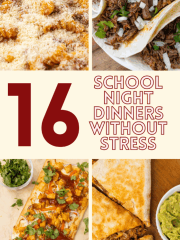 16 School Night Dinners Without Stress