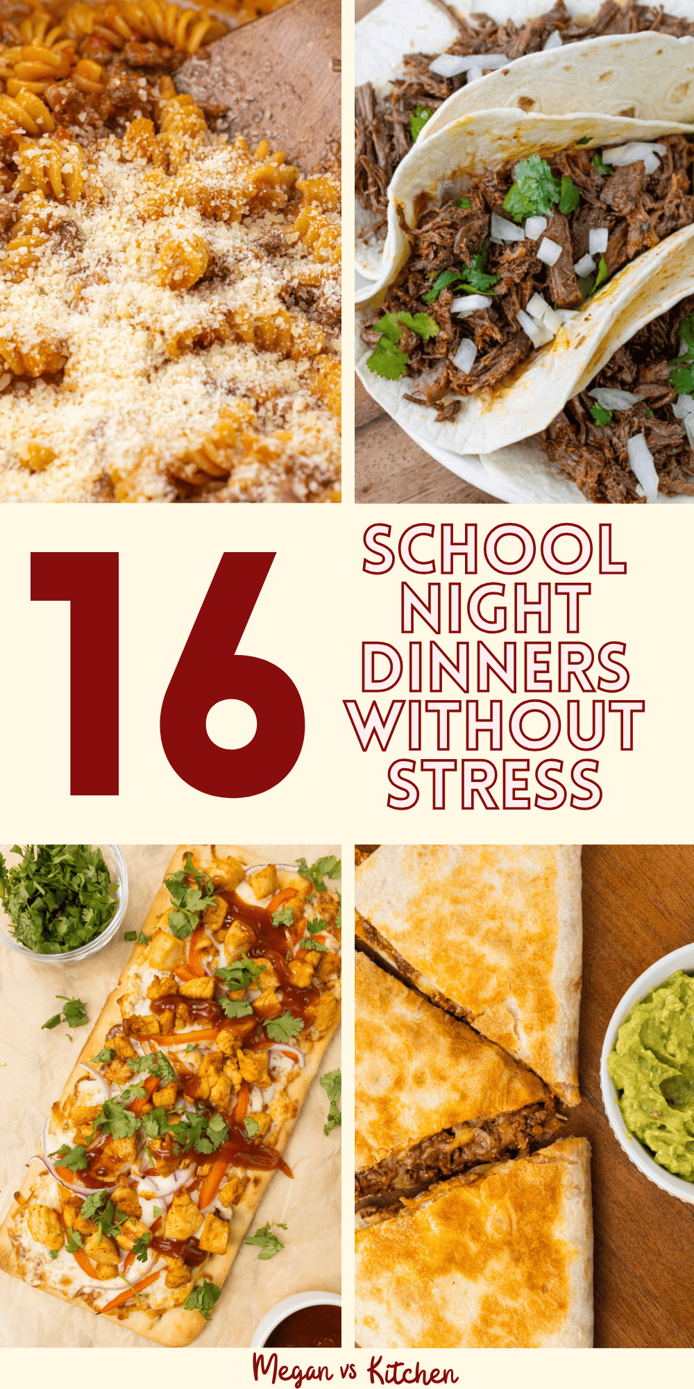 16 School Night Dinners Without Stress
