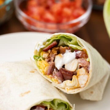 Chicken Bacon Ranch Wrap 1