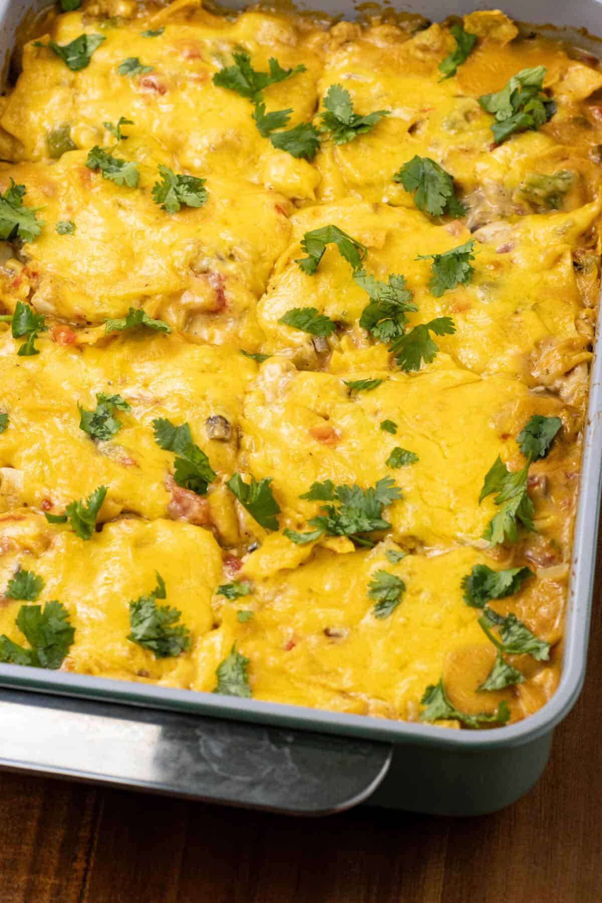 King Ranch Chicken Casserole Done