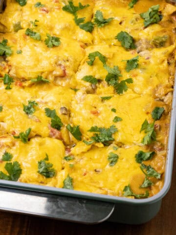 King Ranch Chicken Casserole Done