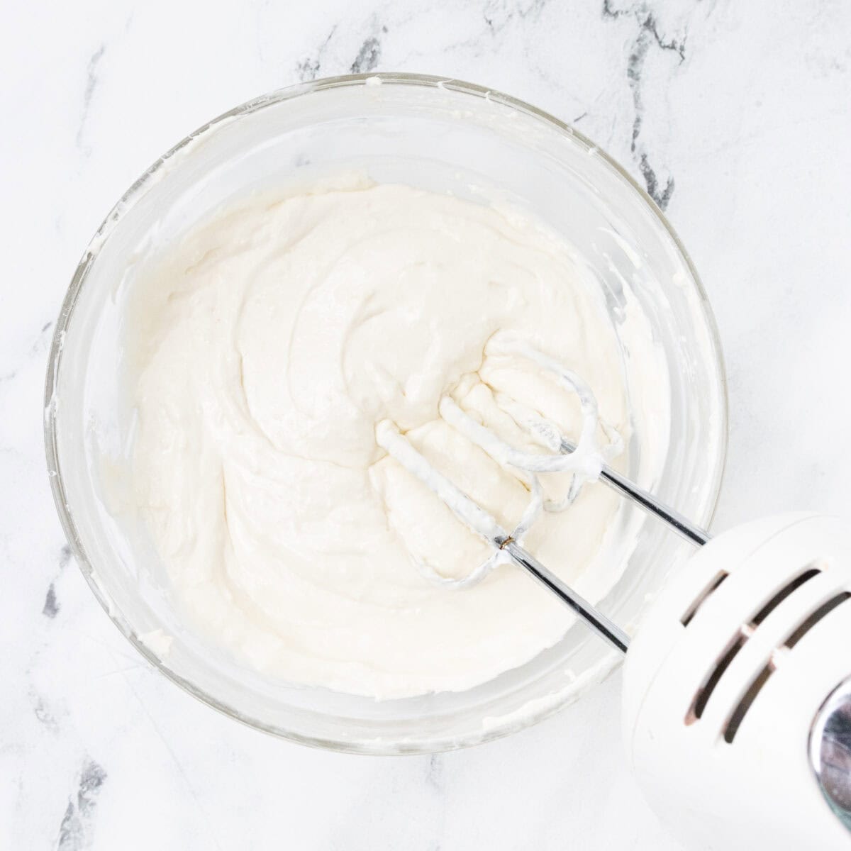 Cheesecake Dip mixed