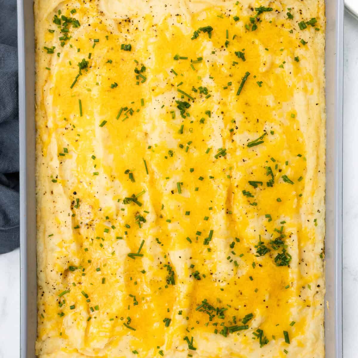 Cheesy Mashed Potatoes Done