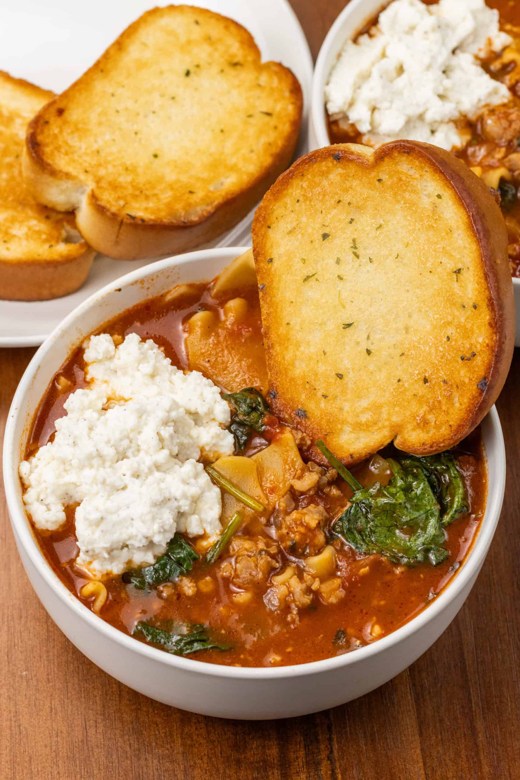 Soup Lasagna Close-up