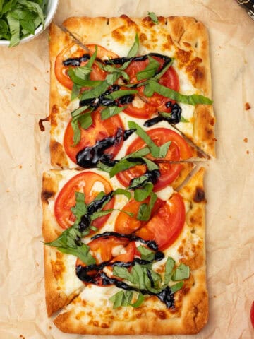 Margherita Pizza finished