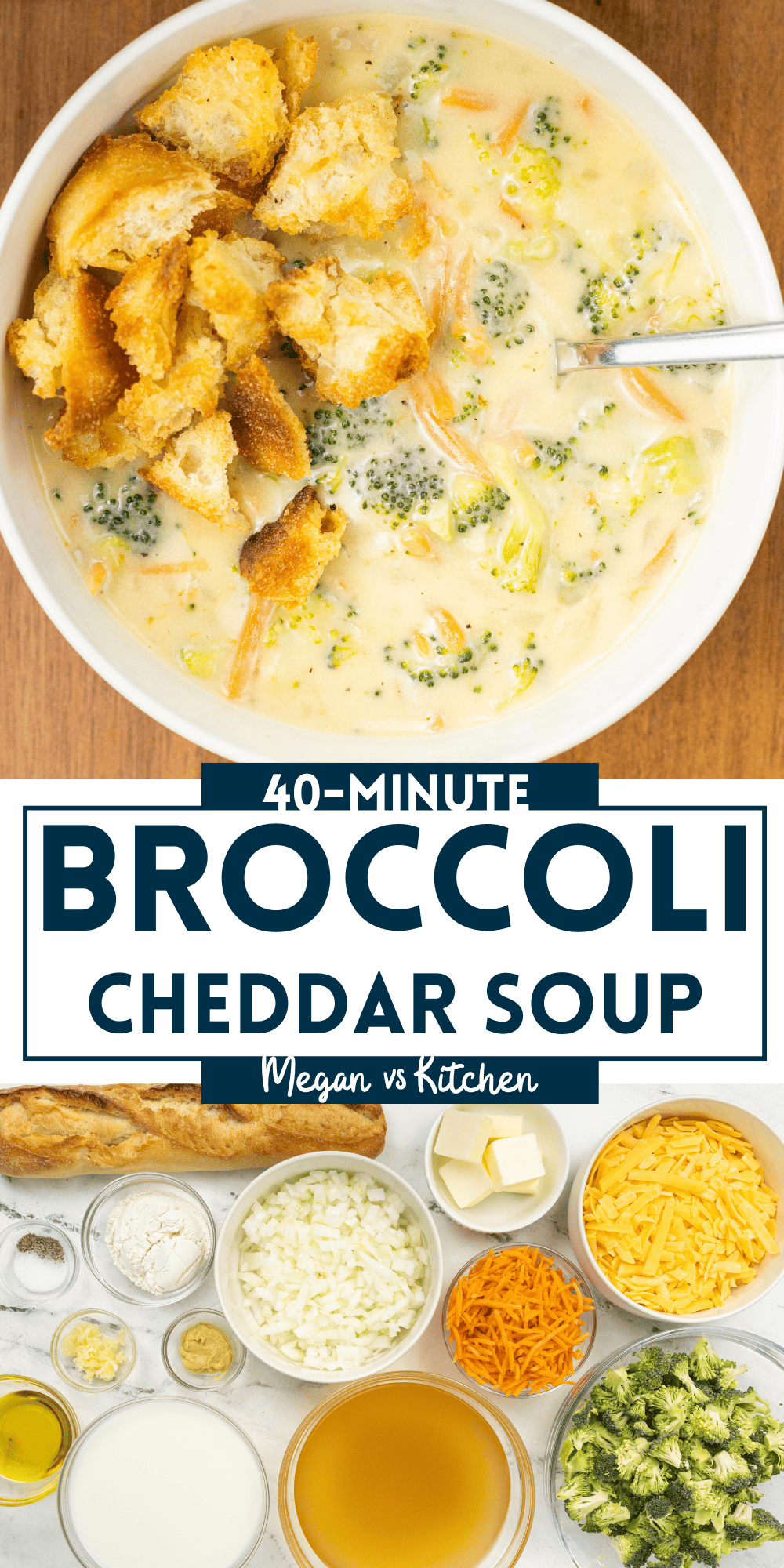 Broccoli Cheddar Soup Pin 1