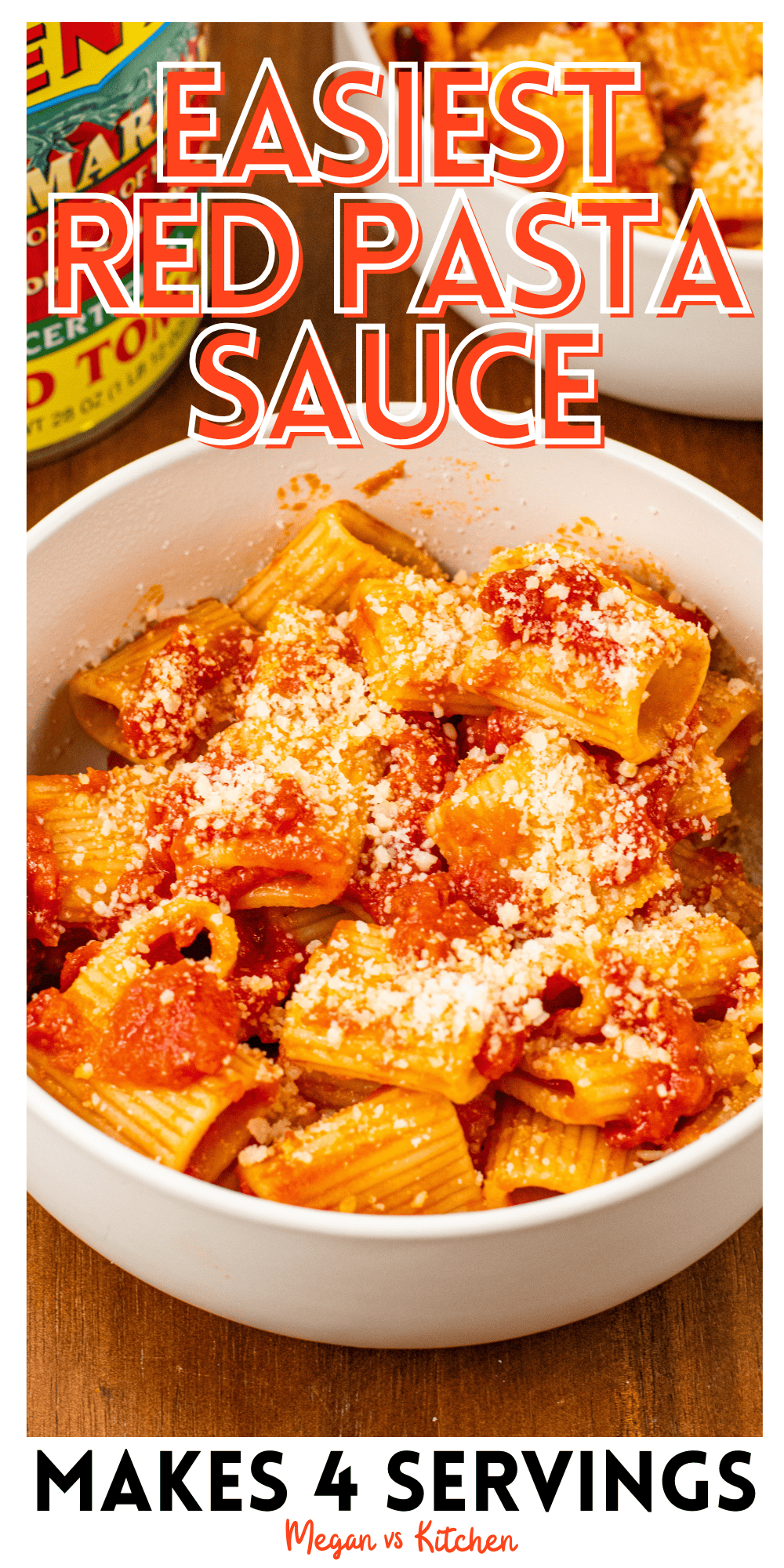 The Easiest Pasta with Canned San Marzano Tomatoes Pin 3