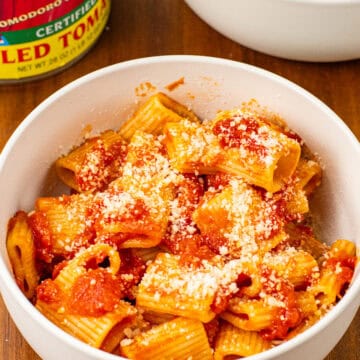 The Easiest Pasta with Canned San Marzano Tomatoes Done