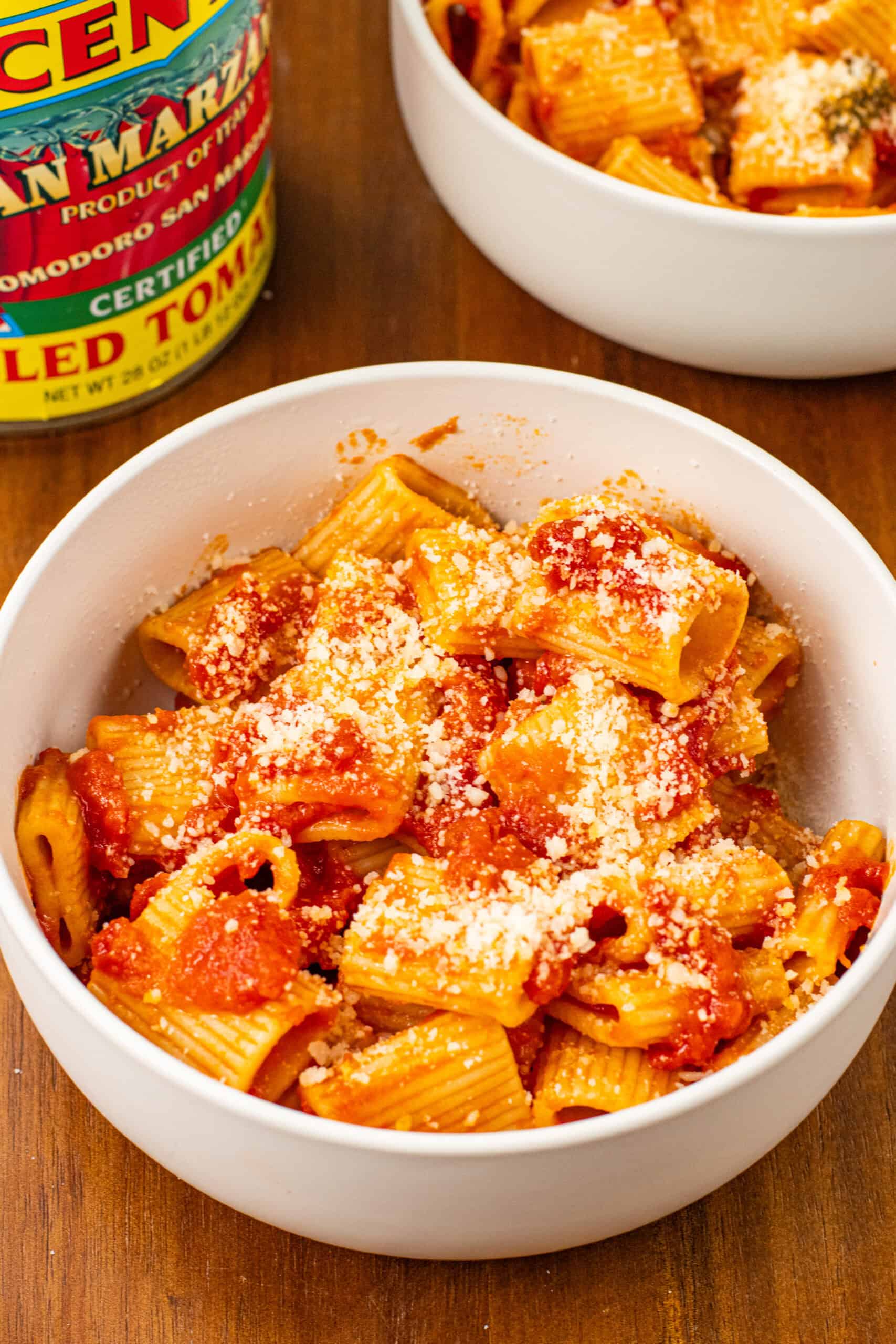 The Easiest Pasta with Canned San Marzano Tomatoes Done
