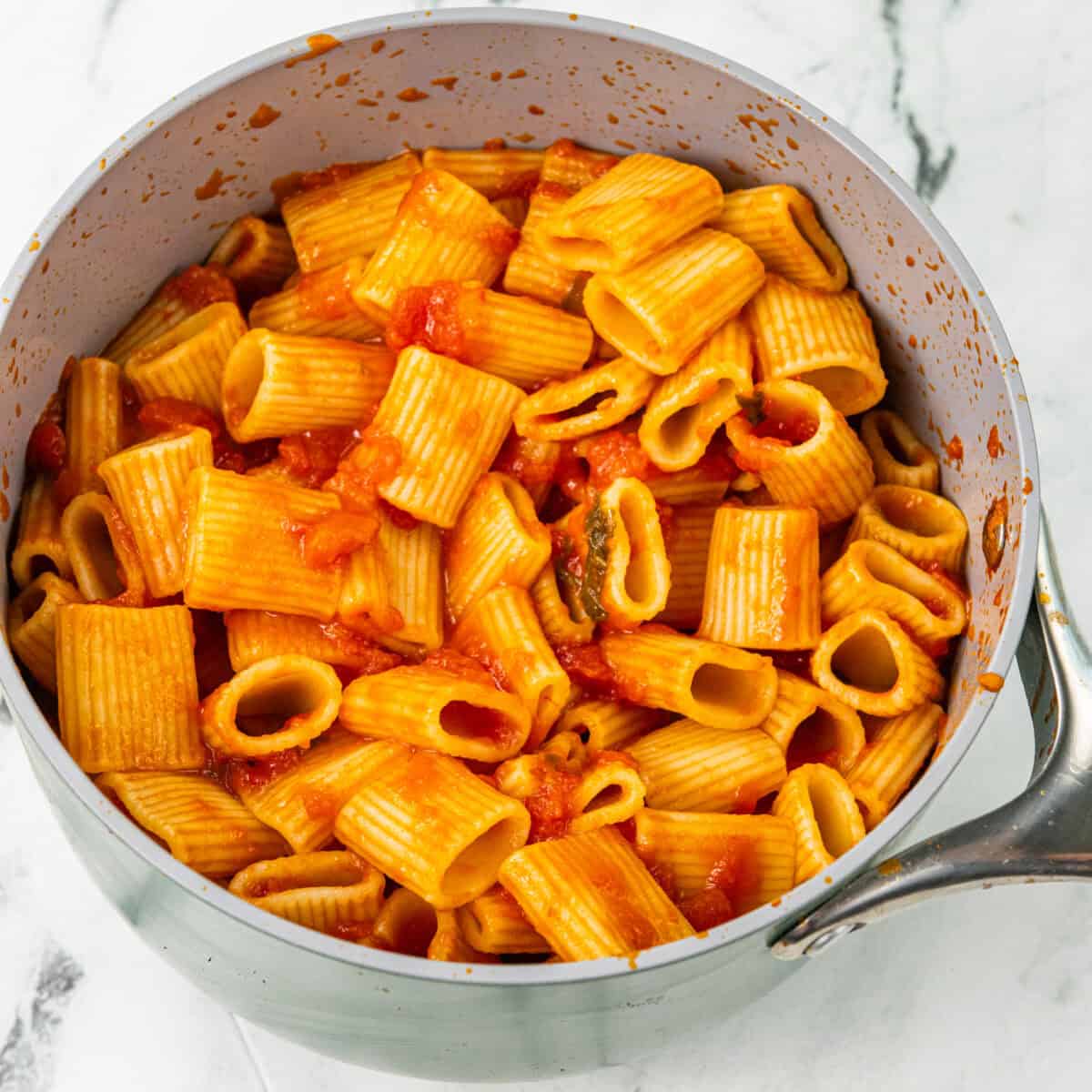 Combining for The Easiest Pasta with Canned San Marzano Tomatoes