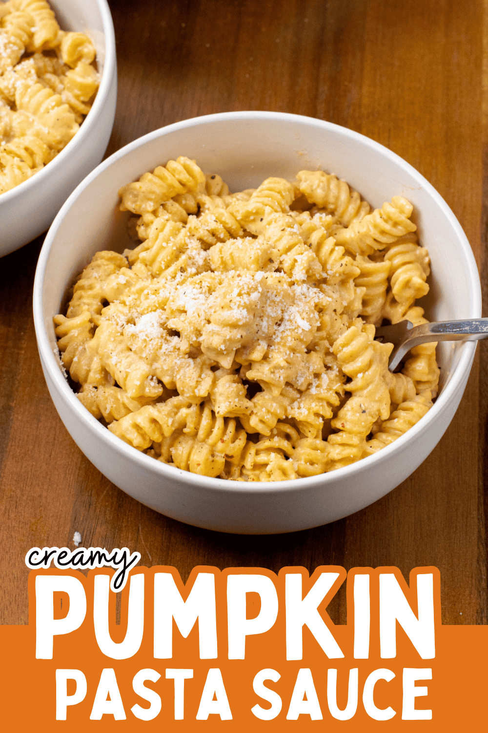 pumpkin pasta sauce pin