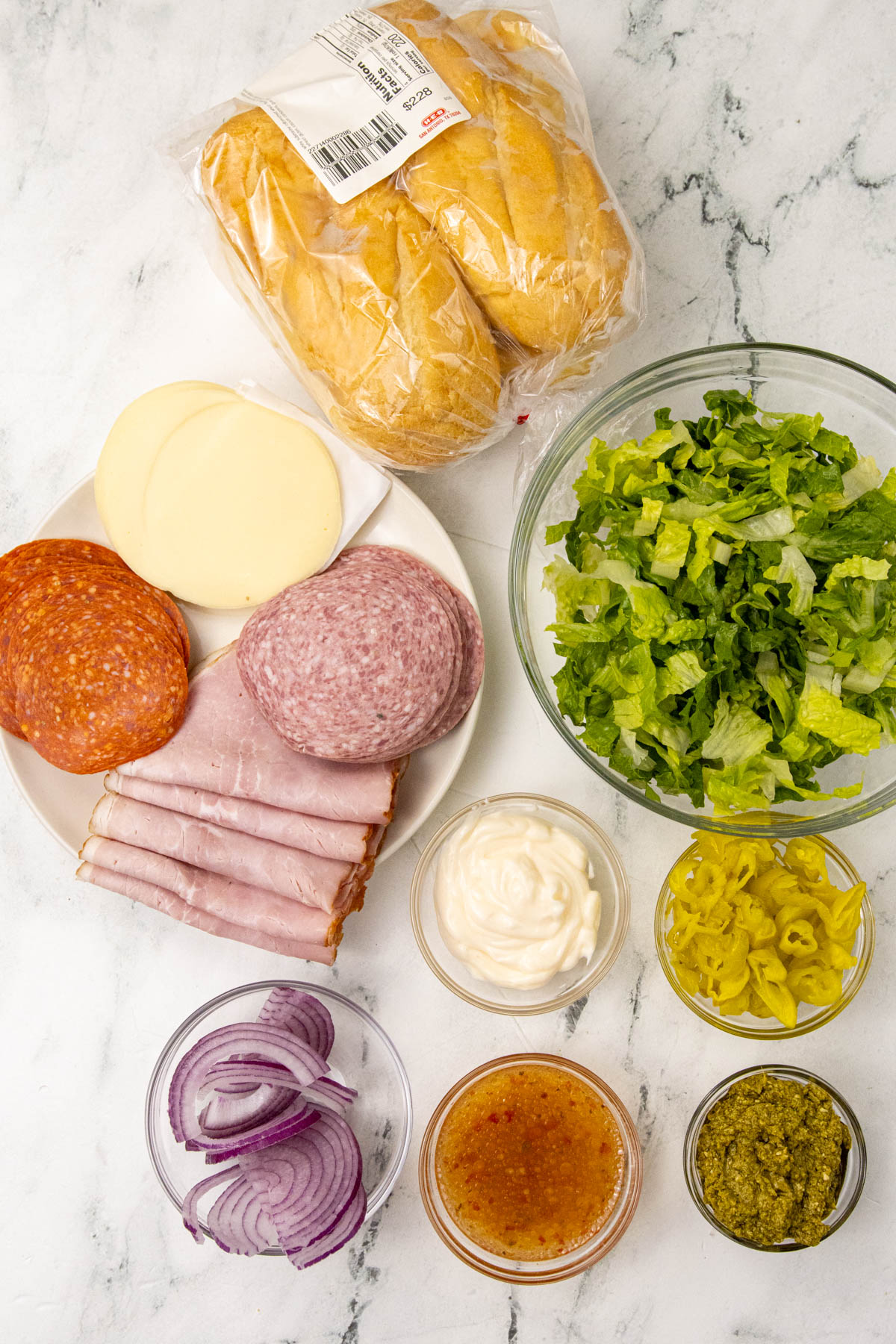 Italian Grinder Sandwich Ingredients