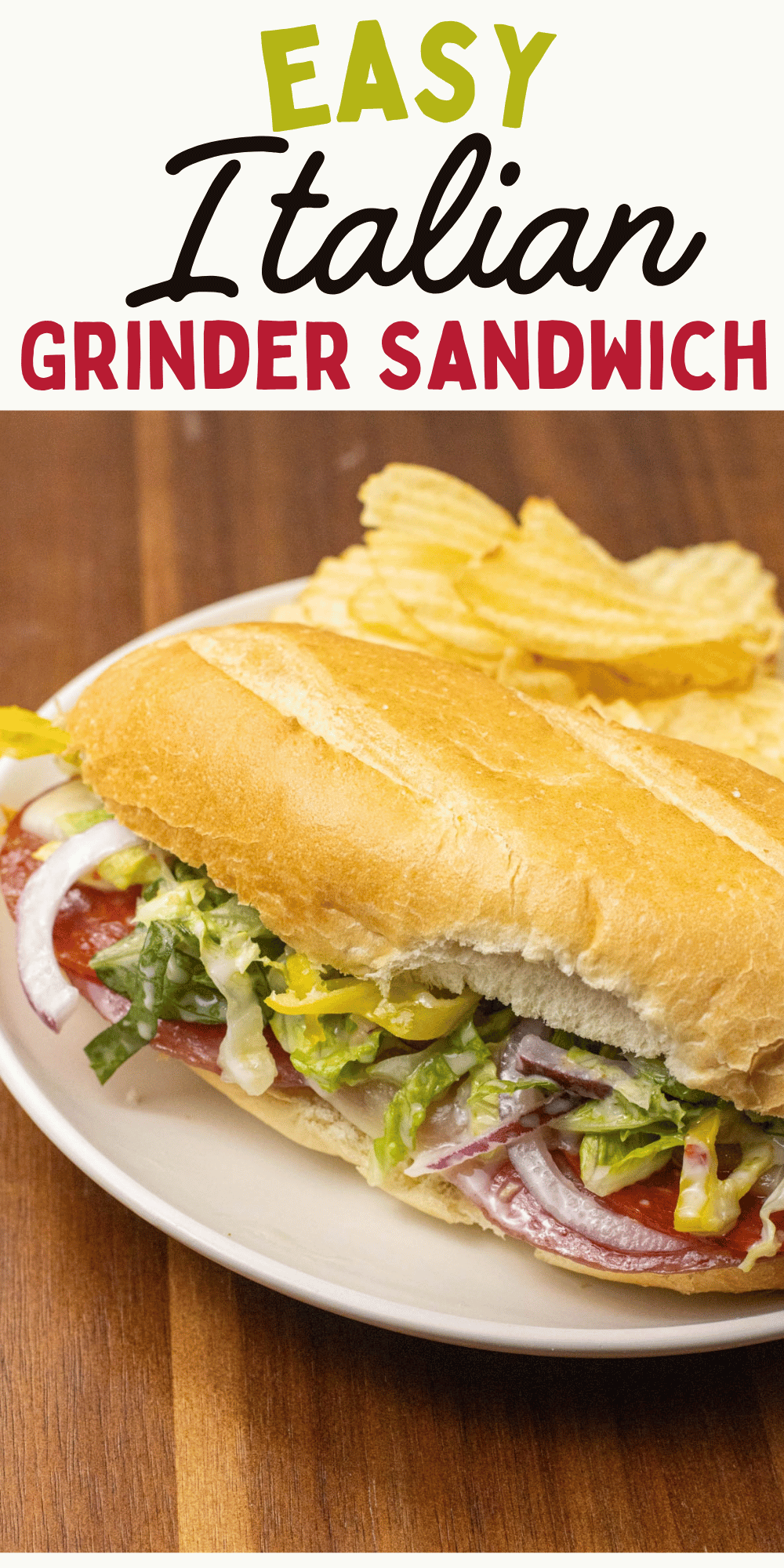 Italian Grinder Sandwich Pin