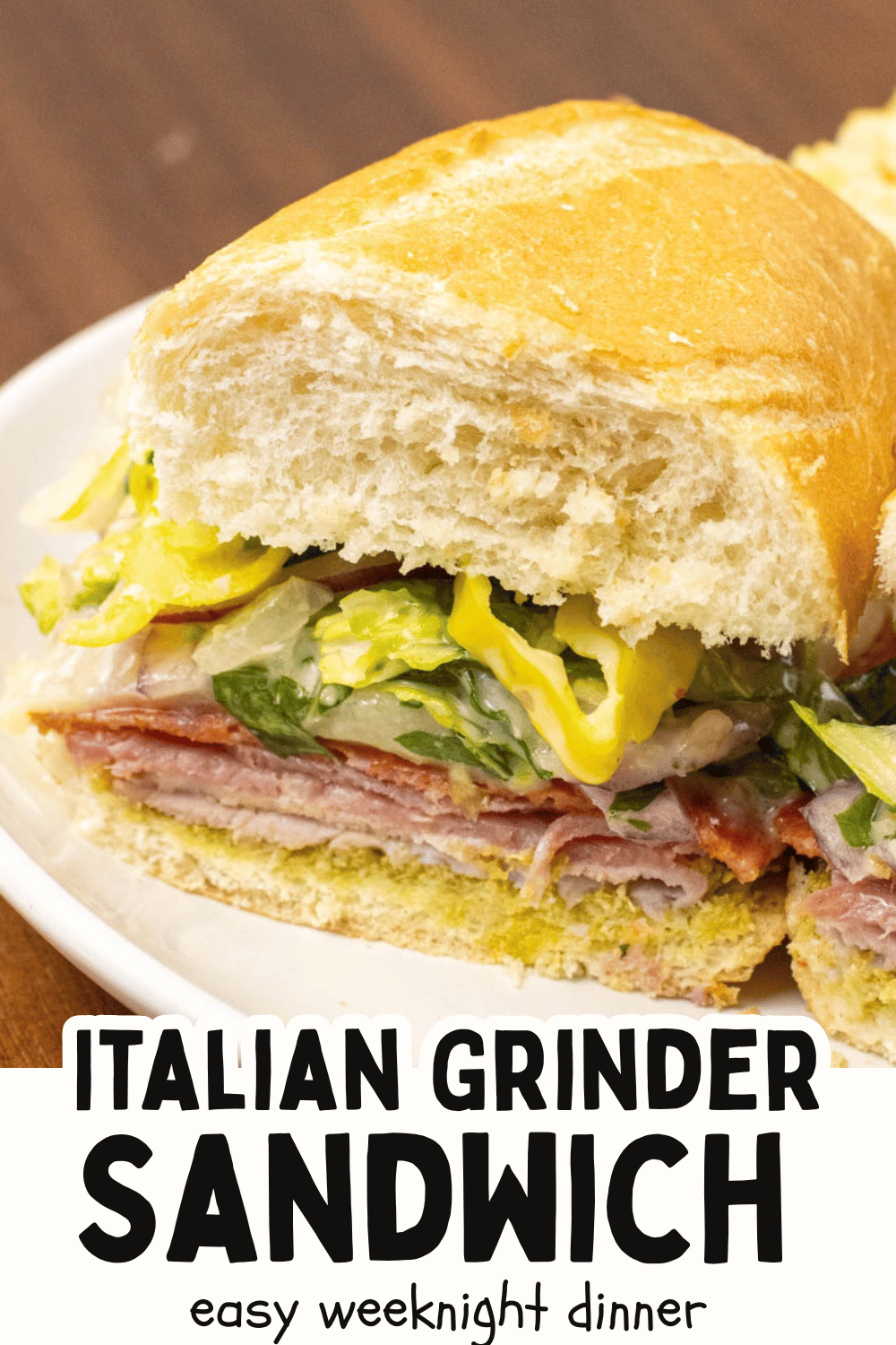 Italian Grinder Sandwich Pin