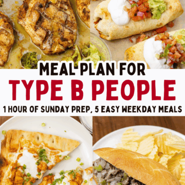 Meal Plan Week 2 Collage
