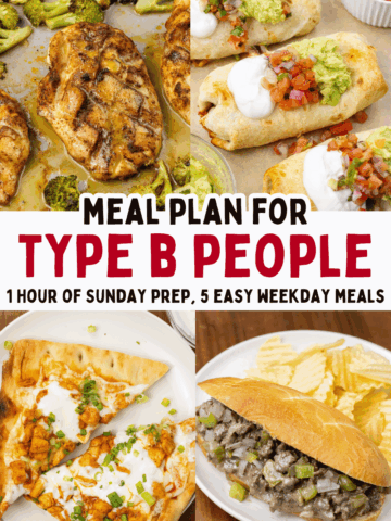 Meal Plan Week 2 Collage
